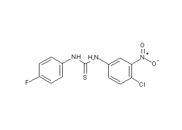 N-(4-chloro-3-nitrophenyl)-N'-(4-fluorophenyl)thiourea