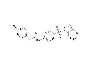 N-(4-chlorophenyl)-N'-[4-(2,3-dihydro-1H-indol-1-ylsulfonyl)phenyl]urea