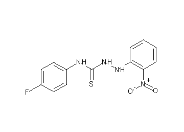 N-(4-fluorophenyl)-2-(2-nitrophenyl)hydrazinecarbothioamide