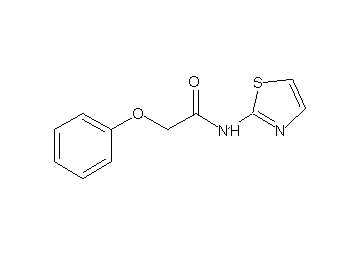 2-phenoxy-N-1,3-thiazol-2-ylacetamide