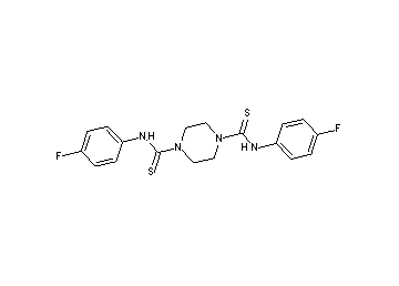 N,N'-bis(4-fluorophenyl)-1,4-piperazinedicarbothioamide