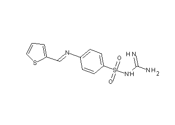 N-[amino(imino)methyl]-4-[(2-thienylmethylene)amino]benzenesulfonamide