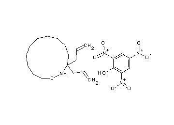 2,4,6-trinitrophenol - 2,2-diallylazacyclotridecane (1:1)