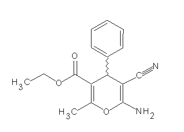 ethyl 6-amino-5-cyano-2-methyl-4-phenyl-4H-pyran-3-carboxylate