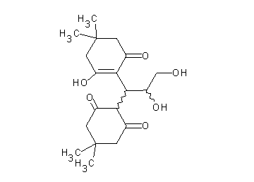 2-[2,3-dihydroxy-1-(2-hydroxy-4,4-dimethyl-6-oxo-1-cyclohexen-1-yl)propyl]-5,5-dimethyl-1,3-cyclohexanedione