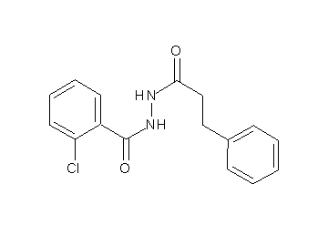 2-chloro-N'-(3-phenylpropanoyl)benzohydrazide