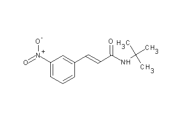 N-(tert-butyl)-3-(3-nitrophenyl)acrylamide
