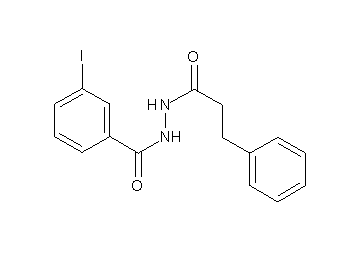 3-iodo-N'-(3-phenylpropanoyl)benzohydrazide