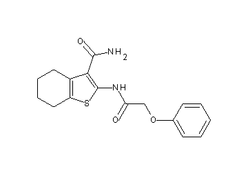 2-[(phenoxyacetyl)amino]-4,5,6,7-tetrahydro-1-benzothiophene-3-carboxamide