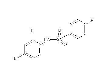 N-(4-bromo-2-fluorophenyl)-4-fluorobenzenesulfonamide