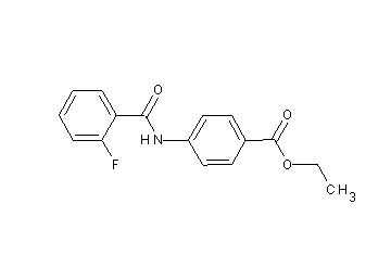 ethyl 4-[(2-fluorobenzoyl)amino]benzoate
