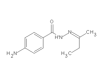 4-amino-N'-(1-methylpropylidene)benzohydrazide