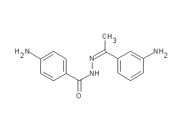 4-amino-N'-[1-(3-aminophenyl)ethylidene]benzohydrazide - Click Image to Close
