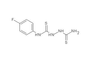 N-(4-fluorophenyl)-1,2-hydrazinedicarbothioamide