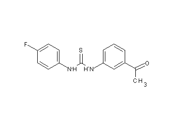 N-(3-acetylphenyl)-N'-(4-fluorophenyl)thiourea