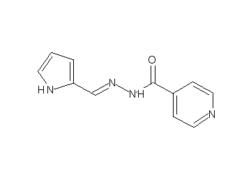 N'-(1H-pyrrol-2-ylmethylene)isonicotinohydrazide