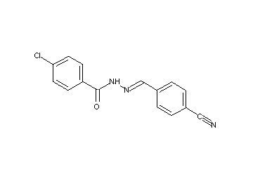 4-chloro-N'-(4-cyanobenzylidene)benzohydrazide