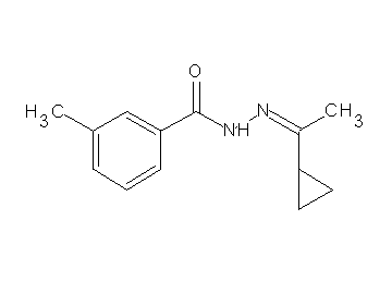 N'-(1-cyclopropylethylidene)-3-methylbenzohydrazide