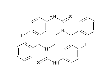 N,N''-1,2-ethanediylbis[N-benzyl-N'-(4-fluorophenyl)(thiourea)]