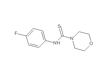 N-(4-fluorophenyl)-4-morpholinecarbothioamide