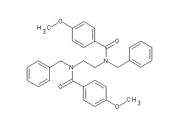 N,N'-1,2-ethanediylbis(N-benzyl-4-methoxybenzamide)