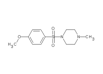 1-[(4-methoxyphenyl)sulfonyl]-4-methylpiperazine - Click Image to Close