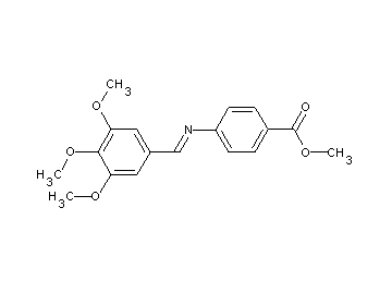 methyl 4-[(3,4,5-trimethoxybenzylidene)amino]benzoate