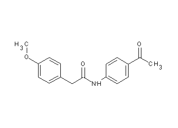 N-(4-acetylphenyl)-2-(4-methoxyphenyl)acetamide