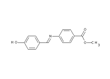methyl 4-[(4-hydroxybenzylidene)amino]benzoate