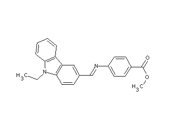 methyl 4-{[(9-ethyl-9H-carbazol-3-yl)methylene]amino}benzoate