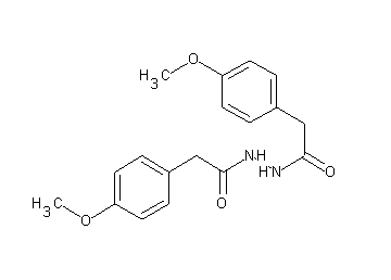 2-(4-methoxyphenyl)-N'-[(4-methoxyphenyl)acetyl]acetohydrazide (non-preferred name)
