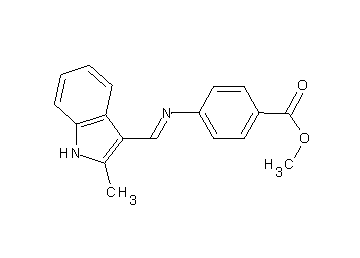 methyl 4-{[(2-methyl-1H-indol-3-yl)methylene]amino}benzoate