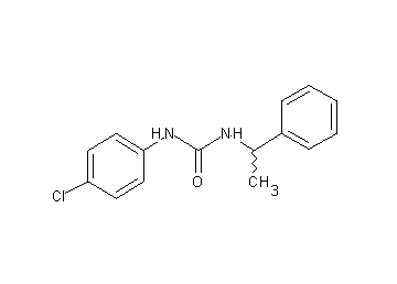 N-(4-chlorophenyl)-N'-(1-phenylethyl)urea