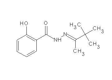 2-hydroxy-N'-(1,2,2-trimethylpropylidene)benzohydrazide