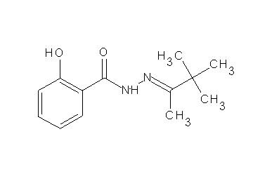 2-hydroxy-N'-(1,2,2-trimethylpropylidene)benzohydrazide 2-hydroxy-N'-(1,2,2-trimethylpropylidene)benzohydrazide