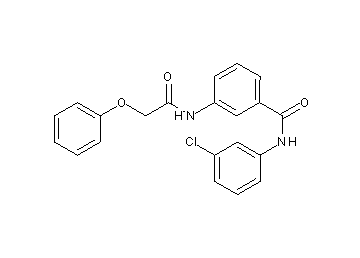 N-(3-chlorophenyl)-3-[(phenoxyacetyl)amino]benzamide