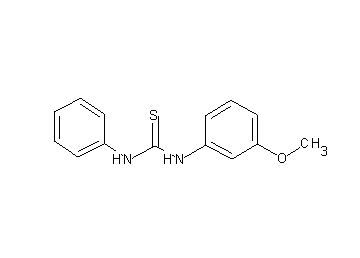 N-(3-methoxyphenyl)-N'-phenylthiourea