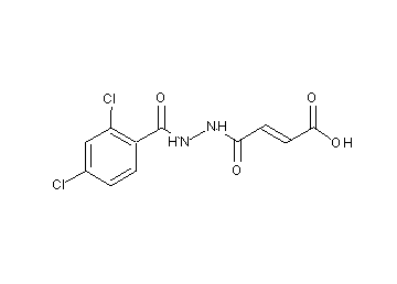 4-[2-(2,4-dichlorobenzoyl)hydrazino]-4-oxo-2-butenoic acid