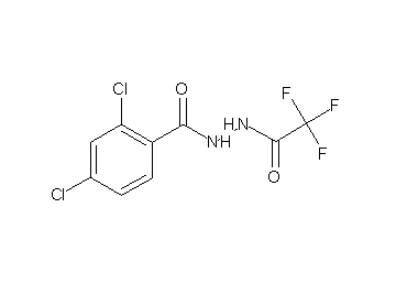 2,4-dichloro-N'-(trifluoroacetyl)benzohydrazide 2,4-dichloro-N'-(trifluoroacetyl)benzohydrazide