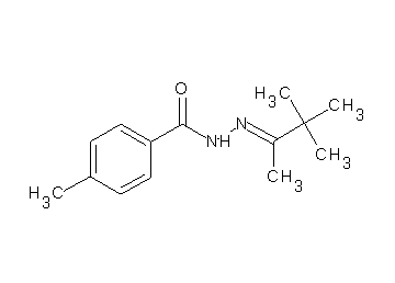 4-methyl-N'-(1,2,2-trimethylpropylidene)benzohydrazide