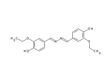 4,4'-[1,2-hydrazinediylidenedi(methylylidene)]bis(2-ethoxyphenol)