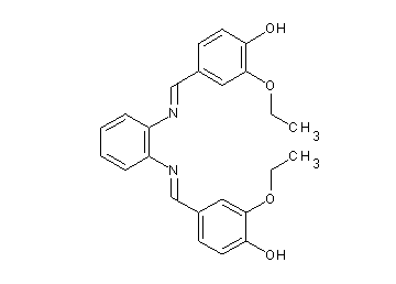 4,4'-[1,2-phenylenebis(nitrilomethylylidene)]bis(2-ethoxyphenol)