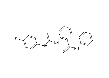 2-({[(4-fluorophenyl)amino]carbonothioyl}amino)-N-phenylbenzamide