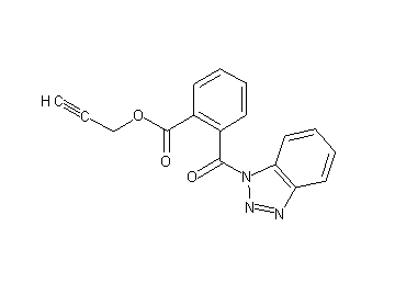 2-propyn-1-yl 2-(1H-1,2,3-benzotriazol-1-ylcarbonyl)benzoate