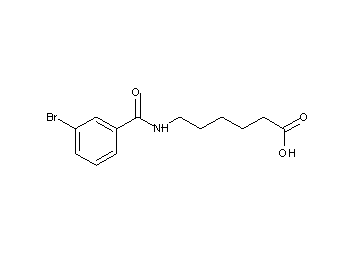 6-[(3-bromobenzoyl)amino]hexanoic acid