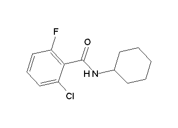 2-chloro-N-cyclohexyl-6-fluorobenzamide