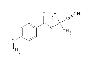 1,1-dimethyl-2-propyn-1-yl 4-methoxybenzoate