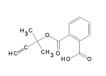 2-{[(1,1-dimethyl-2-propyn-1-yl)oxy]carbonyl}benzoic acid