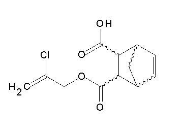 3-{[(2-chloro-2-propen-1-yl)oxy]carbonyl}bicyclo[2.2.1]hept-5-ene-2-carboxylic acid