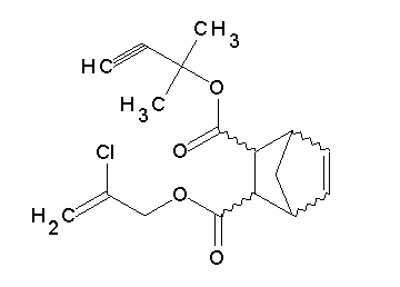 2-chloro-2-propen-1-yl 1,1-dimethyl-2-propyn-1-yl bicyclo[2.2.1]hept-5-ene-2,3-dicarboxylate
